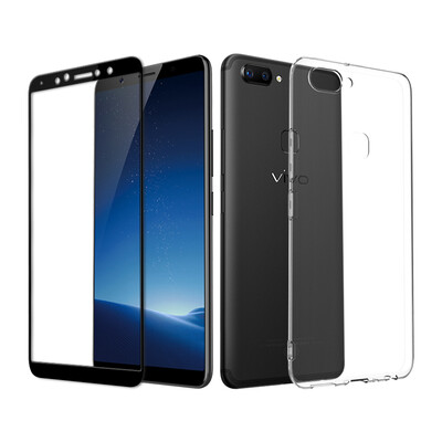 【Shell Membrane Set】 ESCASE vivo x20 mobile phone shell to send full screen black tempered film all-inclusive drop series soft shell protective cover / transparent
【Shell Membrane Set】 ESCASE vivo x20 mobile phone shell to send full screen black tempered film all-inclusive drop series soft shell protective cover / transparent