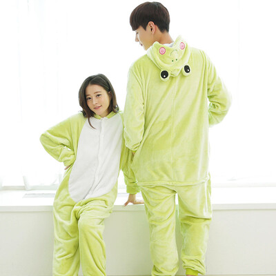 Adult Popular One-piece Thickened Paternity Flannel Nightgown Cartoon Animal Siamese Pajamas Couples Home Clothes Jumpsuit
Adult Popular One-piece Thickened Paternity Flannel Nightgown Cartoon Animal Siamese Pajamas Couples Home Clothes Jumpsuit