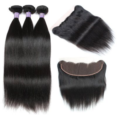 Malaysian 7A Virgin Straight Hair 3Pcs With Frontal Closure Allove Hair 100% Unprocessed Human Hair Bundles Naturl Black Color
Malaysian 7A Virgin Straight Hair 3Pcs With Frontal Closure Allove Hair 100% Unprocessed Human Hair Bundles Naturl Black Color