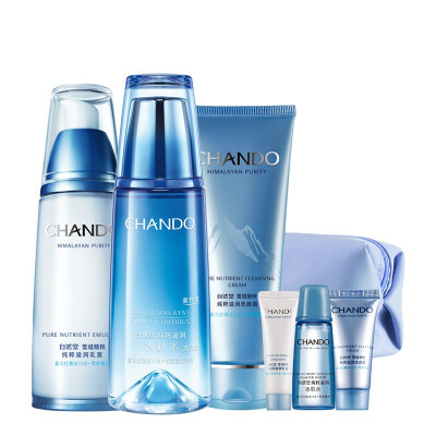 CHANDO Snow Essence Cleansing Milk Foundation Set (Cleansing Cream + Ice Muscle Water + Emulsion + Snowy Trio + Cosmetic Bag) (комплект для ухода за кожей)
CHANDO Snow Essence Cleansing Milk Foundation Set (Cleansing Cream + Ice Muscle Water + Emulsion + Snowy Trio + Cosmetic Bag) (комплект для ухода за кожей)