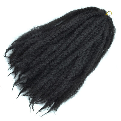 18 Afro Marley Braids Hair Crochet Braids Hair Curl Crochet Synthetic Braiding Hair 100gPiece Brown Black Purple Color
18 Afro Marley Braids Hair Crochet Braids Hair Curl Crochet Synthetic Braiding Hair 100gPiece Brown Black Purple Color