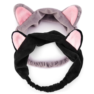Sanli Super soft cat ears hair band cute headdress headdress headband 9 × 23cm face wash makeup mask hair gray black
Sanli Super soft cat ears hair band cute headdress headdress headband 9 × 23cm face wash makeup mask hair gray black