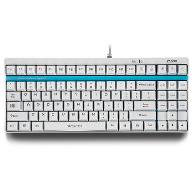 Rapo V500 Game Machine Keyboard Game Клавиатура Компьютерная клавиатура Ноутбук Клавиатура Белая Зеленая ось
Rapo V500 Game Machine Keyboard Game Клавиатура Компьютерная клавиатура Ноутбук Клавиатура Белая Зеленая ось