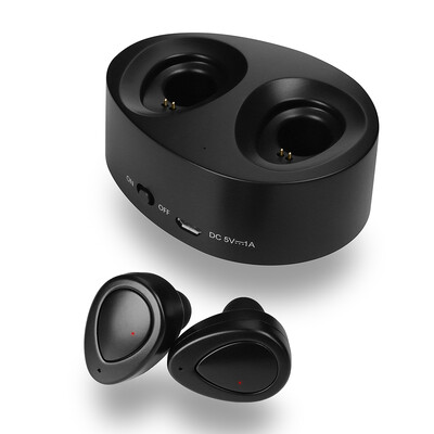 TWS-K2 Mini Wireless Bluetooth Stereo Headset In-Ear Earphones Earbuds Headset With Free Micro USB Cable & Charging Bank Box
TWS-K2 Mini Wireless Bluetooth Stereo Headset In-Ear Earphones Earbuds Headset With Free Micro USB Cable & Charging Bank Box