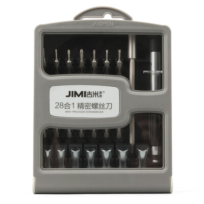 Jimmy home JM-JA128 28-in-1 multi-function precision screwdriver set home Apple mobile phone clock laptop digital repair tool screwdriver
Jimmy home JM-JA128 28-in-1 multi-function precision screwdriver set home Apple mobile phone clock laptop digital repair tool screwdriver