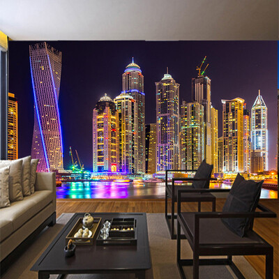 Custom 3D Photo Wallpaper Dubai Night View City Building Wall Mural Wall Papers Home Decor Living Room Background Wall Painting
Custom 3D Photo Wallpaper Dubai Night View City Building Wall Mural Wall Papers Home Decor Living Room Background Wall Painting