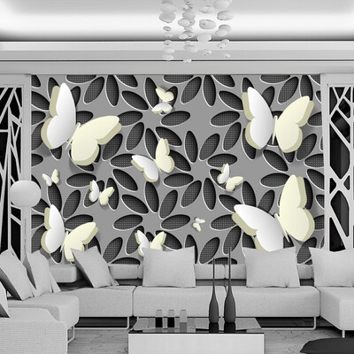 Custom Wall Mural Wallpaper Modern Minimalist Fashion 3D Stereoscopic Flower Butterfly Living Room TV Background Wall Painting
Custom Wall Mural Wallpaper Modern Minimalist Fashion 3D Stereoscopic Flower Butterfly Living Room TV Background Wall Painting