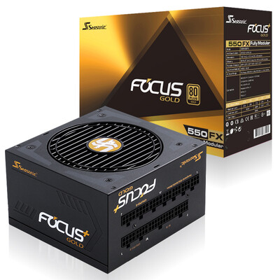 Seasonic 550W FOCUS 550FX power supply 80PLUS gold full module 140mm size mute low-load fan stop ten-year warranty
Seasonic 550W FOCUS 550FX power supply 80PLUS gold full module 140mm size mute low-load fan stop ten-year warranty