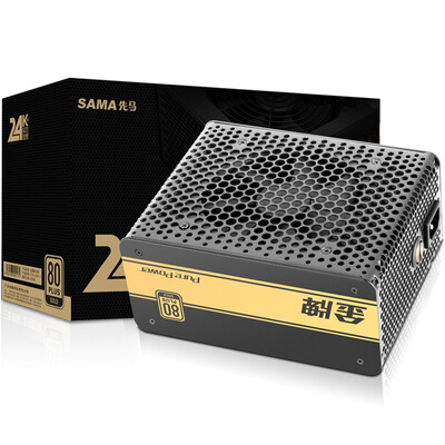 Sama (САМ) Gold 600W рейтингу 600W (полное напряжение / сертификация 80PLUS Gold / Active PFC / плоский провод)
Sama (САМ) Gold 600W рейтингу 600W (полное напряжение / сертификация 80PLUS Gold / Active PFC / плоский провод)