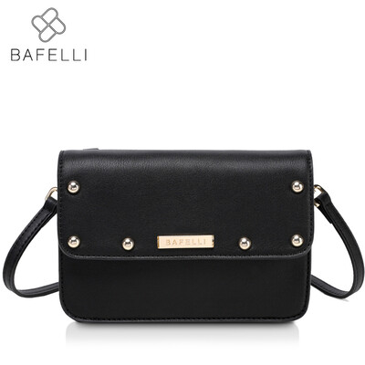 BAFELLI leather bag rivet flap for women soft shoulder bag black red apricot bolsa feminina high quality womens messenger bag
BAFELLI leather bag rivet flap for women soft shoulder bag black red apricot bolsa feminina high quality womens messenger bag