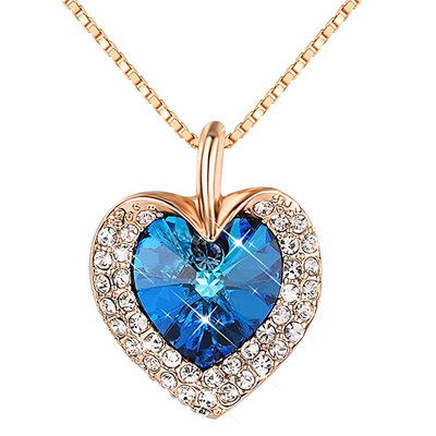 Yoursfs" Heart Of Ocean" Blue Crystal Heart Necklace & Pendant Forever Love Valentines Day
Yoursfs" Heart Of Ocean" Blue Crystal Heart Necklace & Pendant Forever Love Valentines Day