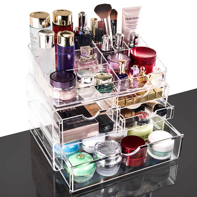 Vilscijon Victorian transparent acrylic rotating cosmetic case storage box large desktop cosmetic lipstick finishing box jewelry storage box three layers 2252
Vilscijon Victorian transparent acrylic rotating cosmetic case storage box large desktop cosmetic lipstick finishing box jewelry storage box three layers 2252