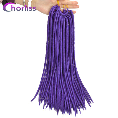 Chorliss 18Faux Locs Crochet Braids Hair Synthetic Braiding Hair Extensions 24 Strandspack 100 gpack Purple Brown Bule Color
Chorliss 18Faux Locs Crochet Braids Hair Synthetic Braiding Hair Extensions 24 Strandspack 100 gpack Purple Brown Bule Color