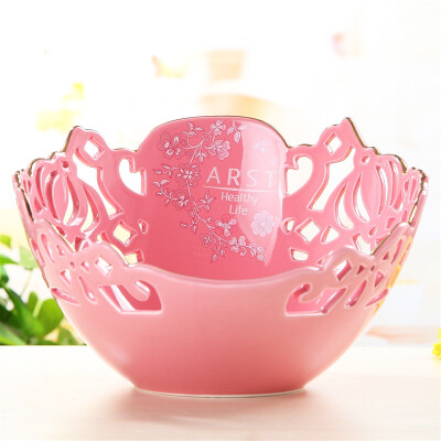 Ya Cheng Tak arst ceramic fashion creative Wei Liya hand hollow hollow living room fruit plate large fruit pot 10 inches
Ya Cheng Tak arst ceramic fashion creative Wei Liya hand hollow hollow living room fruit plate large fruit pot 10 inches