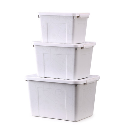 Revitalization three-piece storage box engraved gray Plastic storage box underwear clothes cosmetics storage box dormitory toy storage box CH1440
Revitalization three-piece storage box engraved gray Plastic storage box underwear clothes cosmetics storage box dormitory toy storage box CH1440