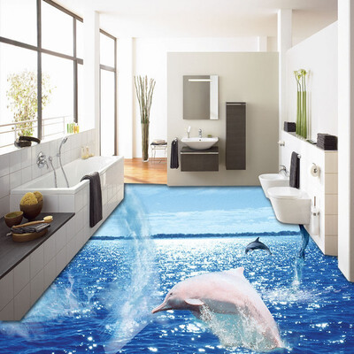 Free Shipping 3D underwater world dolphin play water flooring wallpaper bedroom waterproof self-adhesive floor mural 250cmx200cm
Free Shipping 3D underwater world dolphin play water flooring wallpaper bedroom waterproof self-adhesive floor mural 250cmx200cm