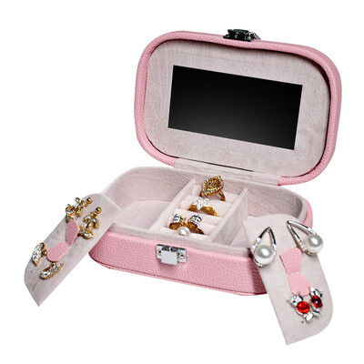 GLOBAL KA jewelry box small gifts portable with makeup mirror jewelry storage box girls birthday Valentines Day gift pink
GLOBAL KA jewelry box small gifts portable with makeup mirror jewelry storage box girls birthday Valentines Day gift pink