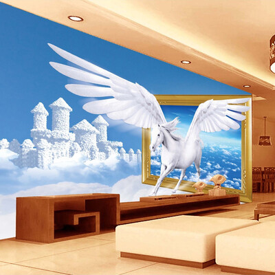 Custom Photo Wallpaper Blue Sky White Clouds Horse Creative Art Living Room 3D Wall Mural Wall Papers Home Decor Modern Painting
Custom Photo Wallpaper Blue Sky White Clouds Horse Creative Art Living Room 3D Wall Mural Wall Papers Home Decor Modern Painting
