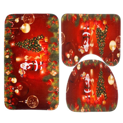 Cute gifts Merry Christmas Decorations for Home New Year Decoration Santa Claus Rug Toilet Seat Cover Bathroom Set
Cute gifts Merry Christmas Decorations for Home New Year Decoration Santa Claus Rug Toilet Seat Cover Bathroom Set
