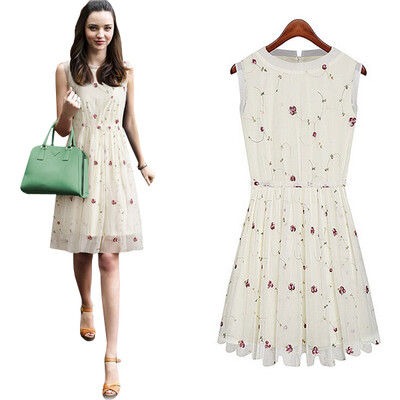 Lovaru ™2015 NEW FASHION cute o-neck sleeveless high quality soft knee mini women's brief elegant dresses
Lovaru ™2015 NEW FASHION cute o-neck sleeveless high quality soft knee mini women's brief elegant dresses