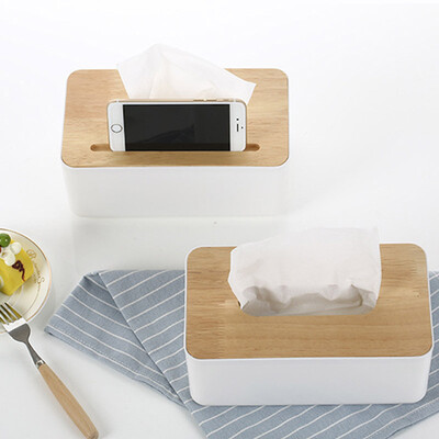 Green oak tissue box cover bathroom tray tray with mobile phone remote control slot 2 sets
Green oak tissue box cover bathroom tray tray with mobile phone remote control slot 2 sets