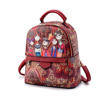 my Love Vintage backpack Backpack Bag female female Korean art students original fashion design printing bag
my Love Vintage backpack Backpack Bag female female Korean art students original fashion design printing bag
