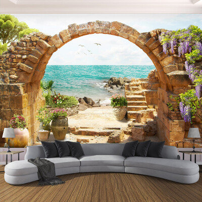 Пользовательские обои настенные обои Сад Каменные арки Sea View 3D Фото обои для гостиной Диван Спальня Backdrop Большие фрески
Пользовательские обои настенные обои Сад Каменные арки Sea View 3D Фото обои для гостиной Диван Спальня Backdrop Большие фрески