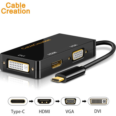 CABLE CREATION CD0449 Type-C HDMI Converter Connector Cable to VGADVI Adapter Macbook Docking Station HUAWEI mate10 Chicken Screener
CABLE CREATION CD0449 Type-C HDMI Converter Connector Cable to VGADVI Adapter Macbook Docking Station HUAWEI mate10 Chicken Screener