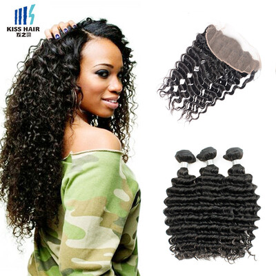 kiss hair virgin Indian temple human hair deep wave Indian hair extension 3 piece hair bundles with 413 lace frontal
kiss hair virgin Indian temple human hair deep wave Indian hair extension 3 piece hair bundles with 413 lace frontal