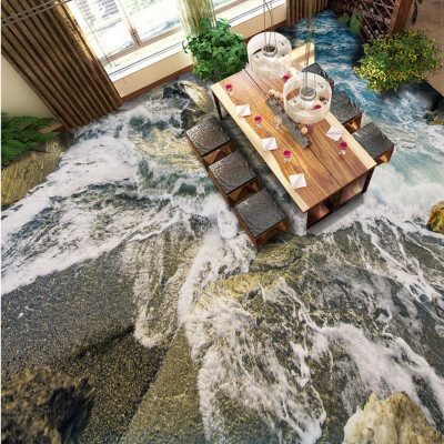 Free Shipping Stone waves floor wallpaper lobby walkway waterproof self-adhesive non-slip floor mural 250cmx200cm
Free Shipping Stone waves floor wallpaper lobby walkway waterproof self-adhesive non-slip floor mural 250cmx200cm
