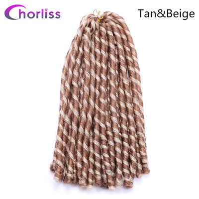 Chorliss 14" 30strandsPc Dreadlocks Ombre Synthetic Crochet Twist Braids Hair Extensions Low Temperature Fiber Soft Dread Hair
Chorliss 14" 30strandsPc Dreadlocks Ombre Synthetic Crochet Twist Braids Hair Extensions Low Temperature Fiber Soft Dread Hair