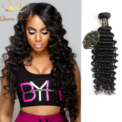 Queen Berry Peruvian Deep Wave 4 bundles 7A Natural Black Color Original human hair Unprocessed 8-28 inch Virgin Hair extension
Queen Berry Peruvian Deep Wave 4 bundles 7A Natural Black Color Original human hair Unprocessed 8-28 inch Virgin Hair extension