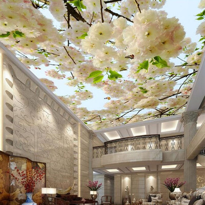 Custom Large 3D Stereo White Flowers Photo Wallpaper Ceiling Mural Living Room Hotel Non-Woven Ceiling Fresco Papel De Parede 3D
Custom Large 3D Stereo White Flowers Photo Wallpaper Ceiling Mural Living Room Hotel Non-Woven Ceiling Fresco Papel De Parede 3D