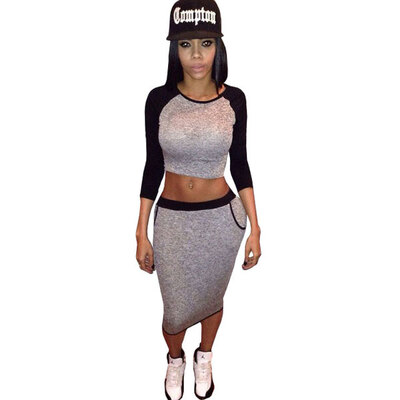 Lovaru ™2015 new fashion suits long sleeve bandage winter dress 2 piece set women dress shop vestido longo casual suit
Lovaru ™2015 new fashion suits long sleeve bandage winter dress 2 piece set women dress shop vestido longo casual suit