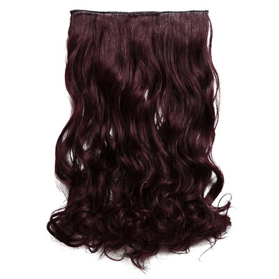 Rhyme 23" Light Brown&Wine red Curly Layered One Piece 5 Clips Clip inon Hair Extensions Hairpieces for GirlsWoman
Rhyme 23" Light Brown&Wine red Curly Layered One Piece 5 Clips Clip inon Hair Extensions Hairpieces for GirlsWoman