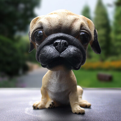 Jun Hao car ornaments shaking head doll car interior simulation dog car creative jewelry cartoon doll car supplies pug
Jun Hao car ornaments shaking head doll car interior simulation dog car creative jewelry cartoon doll car supplies pug