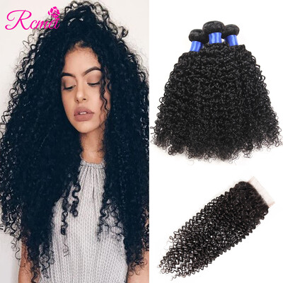 Rcmei Hair Brazilian 8A Kinky Curly Weave With Closure Virgin Human Hair 3 Bundles With Lace Closure Human Hair Extension Natural
Rcmei Hair Brazilian 8A Kinky Curly Weave With Closure Virgin Human Hair 3 Bundles With Lace Closure Human Hair Extension Natural