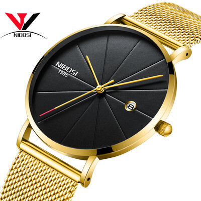 Ultra Thin Men Quartz Wrist Watch Mesh Band Simple Fashion Leather Strap Watch NIBOSI 2018 New Brand Luxury Wristwatches Relogios
Ultra Thin Men Quartz Wrist Watch Mesh Band Simple Fashion Leather Strap Watch NIBOSI 2018 New Brand Luxury Wristwatches Relogios