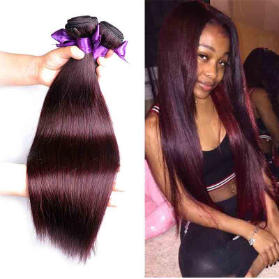 Top Quality 3 Bundles 99# Color Burgundy Peruvian Human Hair Extensions Cheap Straight Peruvian Unprocessed Virgin Human Hair Weav
Top Quality 3 Bundles 99# Color Burgundy Peruvian Human Hair Extensions Cheap Straight Peruvian Unprocessed Virgin Human Hair Weav