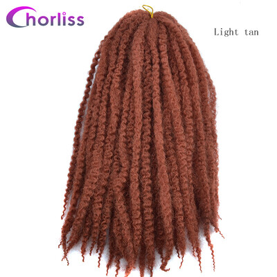 Chorliss 18" Ombre Synthetic Braiding Hair Extensions Afro Kinky Twist Braids Hair Bundles Crochet Braids 100gpack Burgundy 1pc
Chorliss 18" Ombre Synthetic Braiding Hair Extensions Afro Kinky Twist Braids Hair Bundles Crochet Braids 100gpack Burgundy 1pc