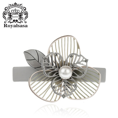 Royal Shasa Royalsasa clip headgear hairpin Korean elegant flower lady top clip hair accessories spring clip female hair clip gray
Royal Shasa Royalsasa clip headgear hairpin Korean elegant flower lady top clip hair accessories spring clip female hair clip gray