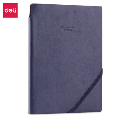 Deli deli 25K96 sheets can be inserted pen strap leather face stationery notebook notebook work notebook dark blue 22215
Deli deli 25K96 sheets can be inserted pen strap leather face stationery notebook notebook work notebook dark blue 22215
