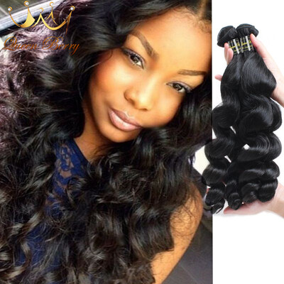 Queen Berry Brazilian Hot Loose Wave 3pcs Nature Color Human Hair Extensions 100% Unprocessed 8-28inch Human Virgin Hair
Queen Berry Brazilian Hot Loose Wave 3pcs Nature Color Human Hair Extensions 100% Unprocessed 8-28inch Human Virgin Hair