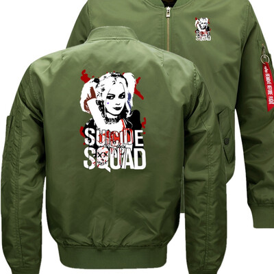 Suicide squad Bomber Flight Flying Jacket Winter thicken Warm Zipper Men Jackets Anime Mens Casual Coat 10
Suicide squad Bomber Flight Flying Jacket Winter thicken Warm Zipper Men Jackets Anime Mens Casual Coat 10