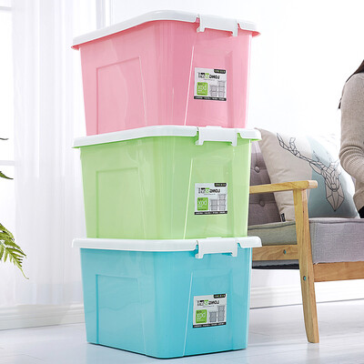 Longshida LONGSTAR plastic storage box finishing box large 55L3 with roller toy storage box mixed color 3 Pack LJ-00163
Longshida LONGSTAR plastic storage box finishing box large 55L3 with roller toy storage box mixed color 3 Pack LJ-00163
