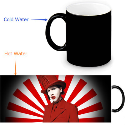 Marilyn Manson 350ml12oz Heat Reveal Mug Color Change Coffee Cup Sensitive Morphing Mugs Magic Mug Milk Tea Cups
Marilyn Manson 350ml12oz Heat Reveal Mug Color Change Coffee Cup Sensitive Morphing Mugs Magic Mug Milk Tea Cups