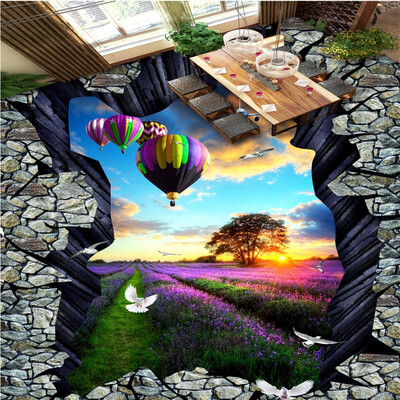 Free Shipping Lavender Manor Landscape 3D Stereo Painting living room bedroom floor wallpaper mural 250cmx200cm
Free Shipping Lavender Manor Landscape 3D Stereo Painting living room bedroom floor wallpaper mural 250cmx200cm