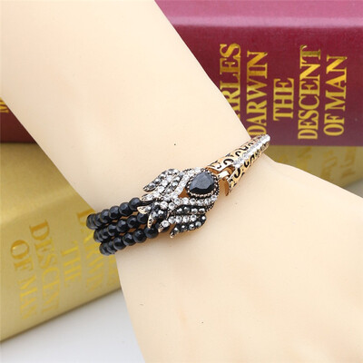 Antique Turkish Women Bead Link Bracelets Tulip Resin Cuff Retro Gold Plate Vintage Decorative Pattern Bridal Bracelets Jewelry
Antique Turkish Women Bead Link Bracelets Tulip Resin Cuff Retro Gold Plate Vintage Decorative Pattern Bridal Bracelets Jewelry