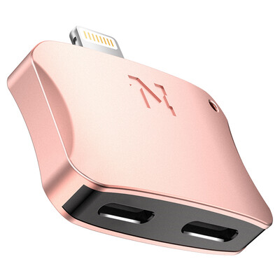 NOHON Apple 78 Headphone Adapter Dual lightning charging listen to music in one audio converter for ios10iphone78X plus rose gold
NOHON Apple 78 Headphone Adapter Dual lightning charging listen to music in one audio converter for ios10iphone78X plus rose gold