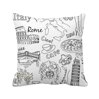 Italy Landscape Famous Travel Sketch Square Throw Pillow Insert Cushion Cover Home Sofa Decor Gift
Italy Landscape Famous Travel Sketch Square Throw Pillow Insert Cushion Cover Home Sofa Decor Gift
